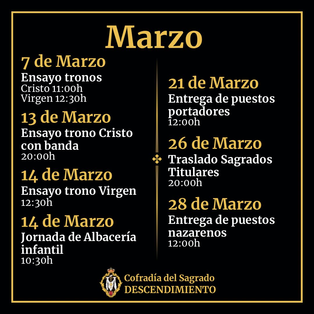 CAMINO AL VIERNES SANTO 2026 MARZO