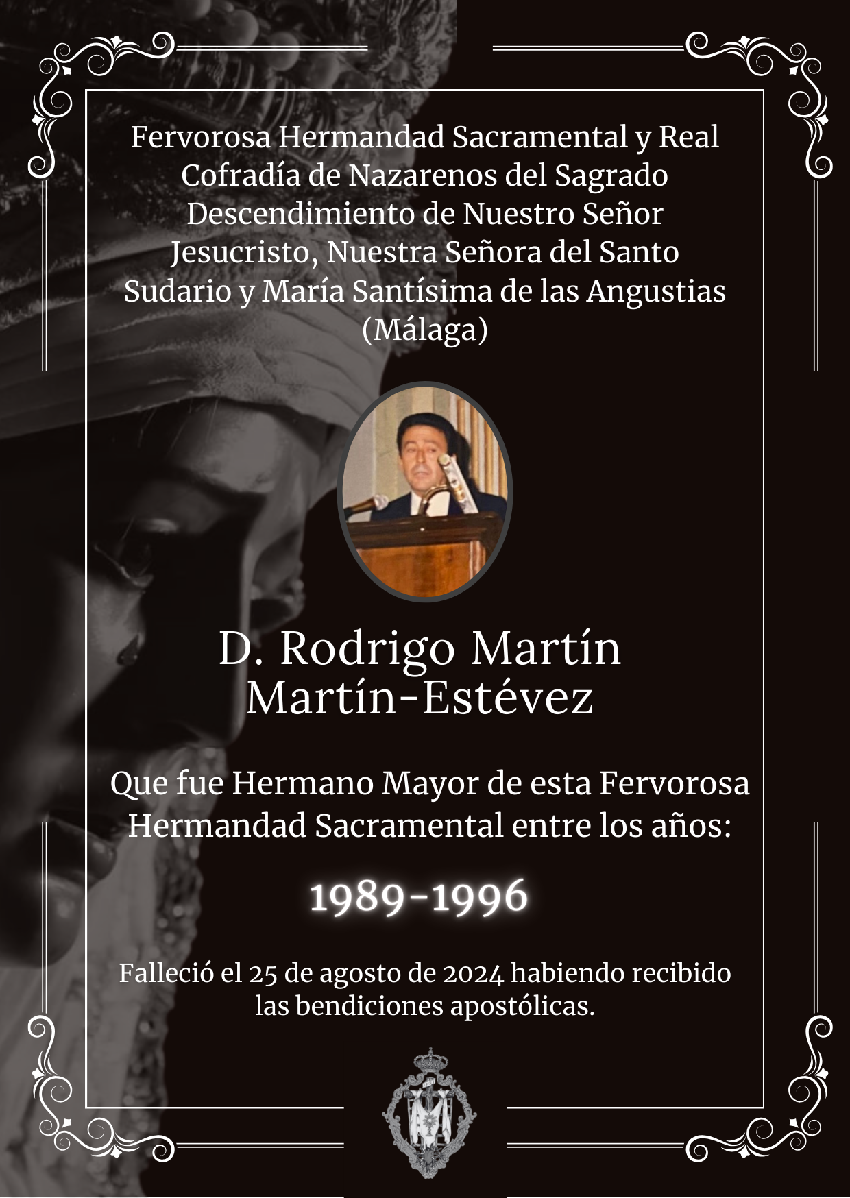 FALLECE D. RODRIGO MARTÍN MARTÍN-ESTÉVEZ