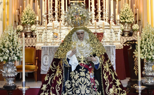 La Virgen de las Angustias recorrerá el barrio de La Malagueta con motivo de sus cultos